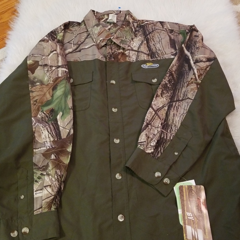 Mens Team Realtree Long Sleeve Shirt Size XL NWT